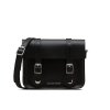Torba na ramię Dr. Martens 7 LEATHER SATCHEL Black Kiev AB098001